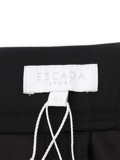 Excellent Escada Black Wool Pants Size L Women Germany