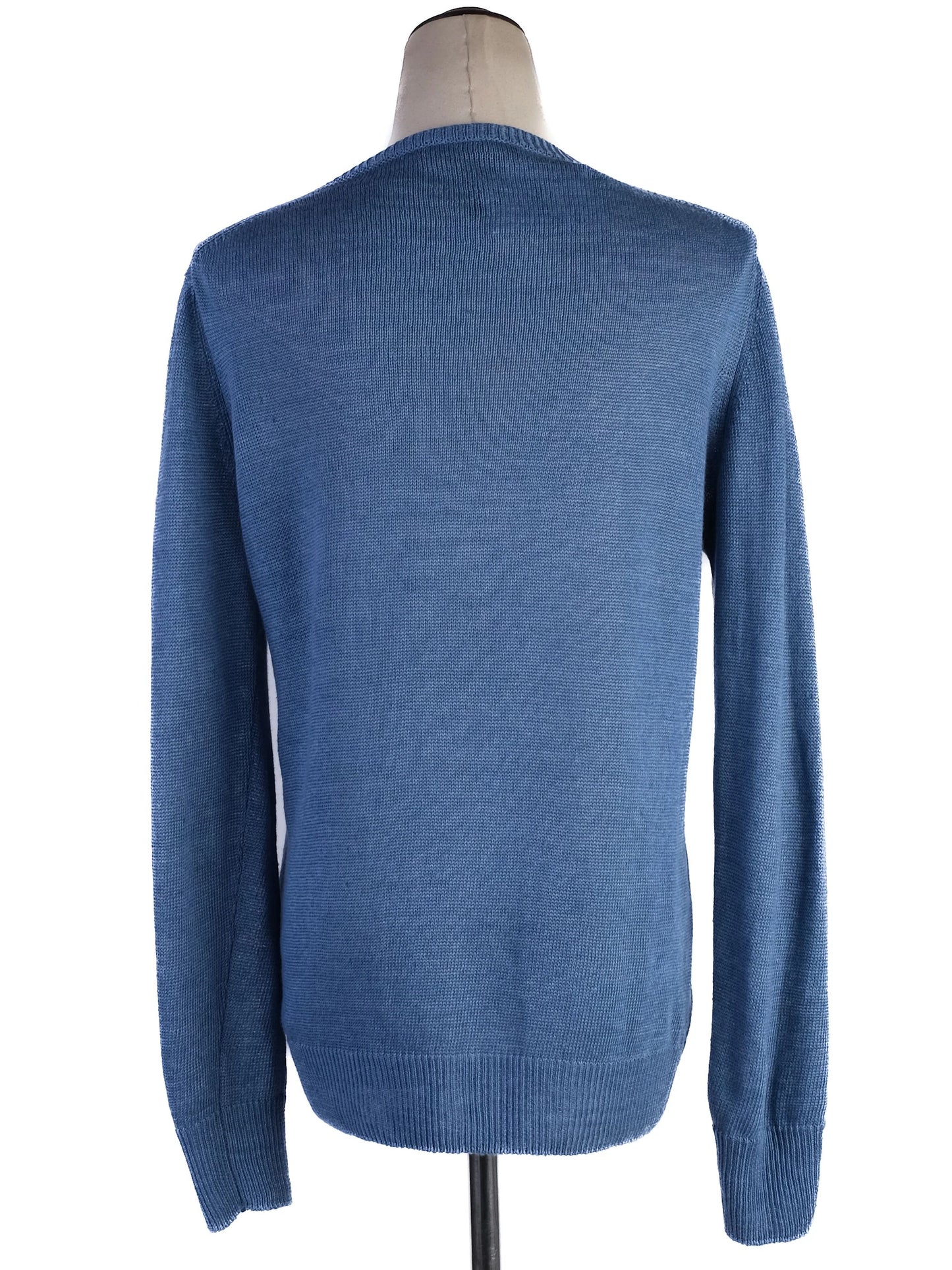 excellent weekend maxmara blue sweater size m - women's long sleeve