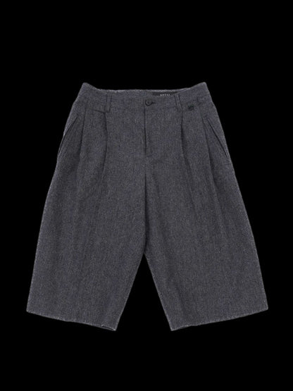 Excellent Gucci Gray Wool Knee-Length Shorts Size 38 S