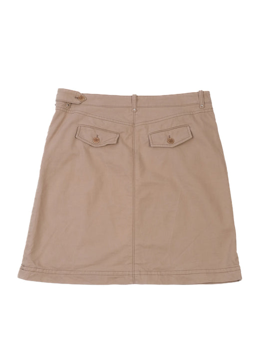 Excellent Hugo Boss Women's Orange Skirt XL with Pockets
