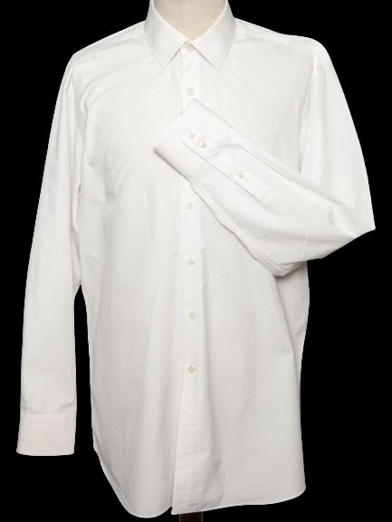 hawes & curtis white cotton dress shirt xl good condition