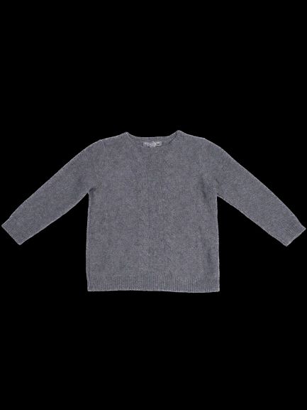 Perfect Bonpoint Gray Cashmere Sweater for Kids Size 4