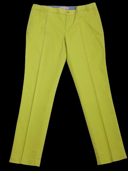good banana republic green cotton pants ryan fit size 8 women's