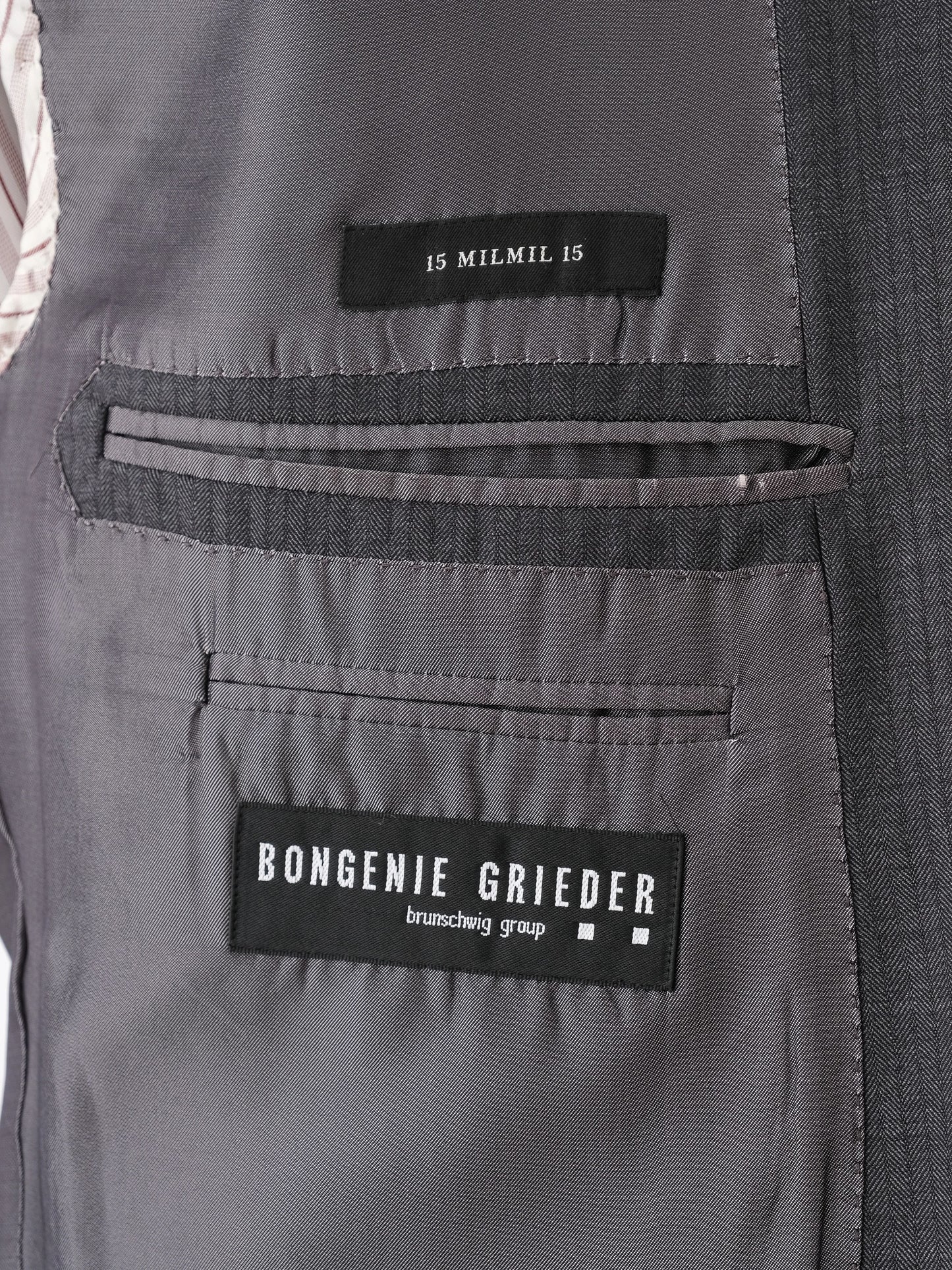 excellent ermenegildo zegna gray wool suit jacket size xl