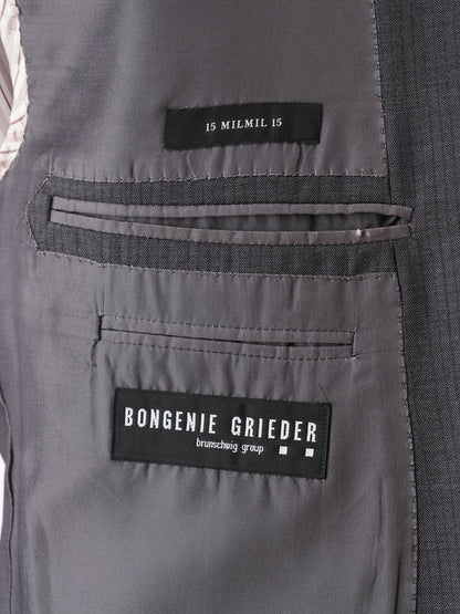 Excellent Ermenegildo Zegna Gray Wool Suit Jacket Size XL