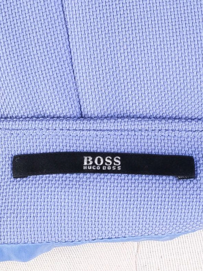 Excellent Hugo Boss Women's Suit Blue Cashmere Wool Size S