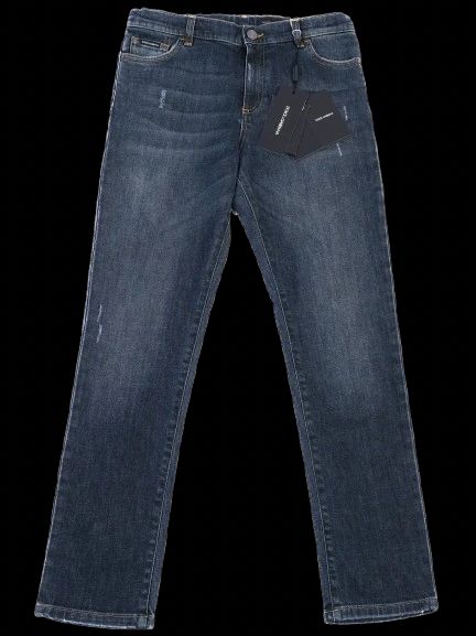 new dolce gabbana blue jeans size 12 for kids