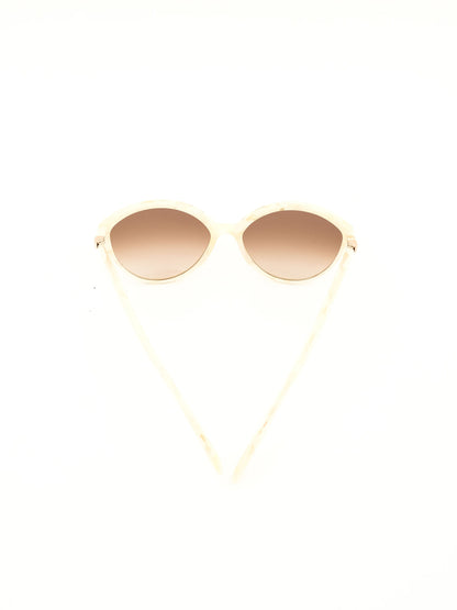 Max Mara Round Sunglasses with Gradient Lenses and Case