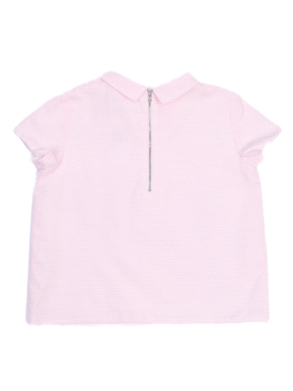 Excellent Bonpoint Pink Short-Sleeved Shirt Size 10 for Kids