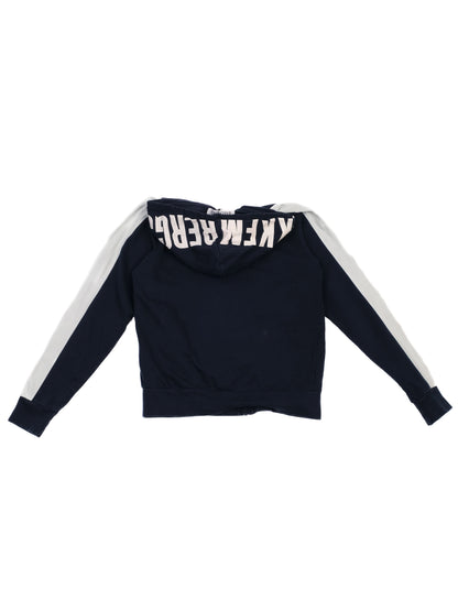 Excellent Bikkembergs Navy Blue Hoodie for Kids Size 10