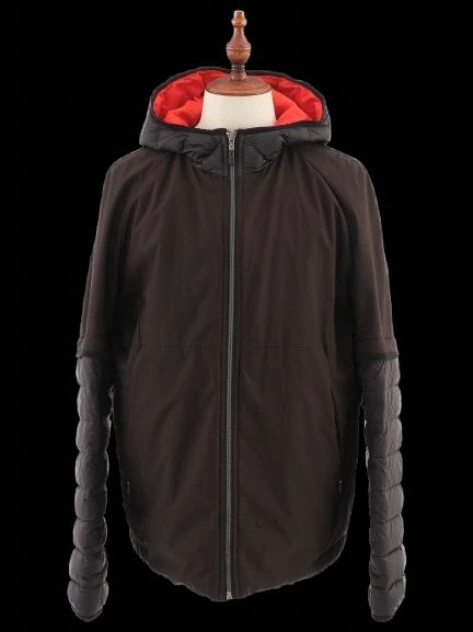 excellent hugo boss blue hooded jacket size l winter outerwear