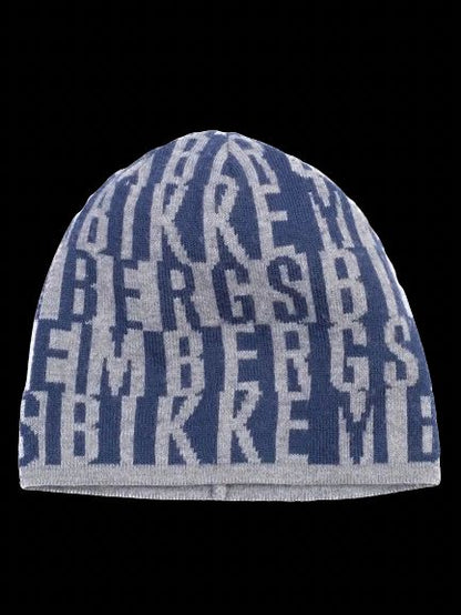 Excellent Bikkembergs Gray Polyester Beanie Hat for Kids Size 5