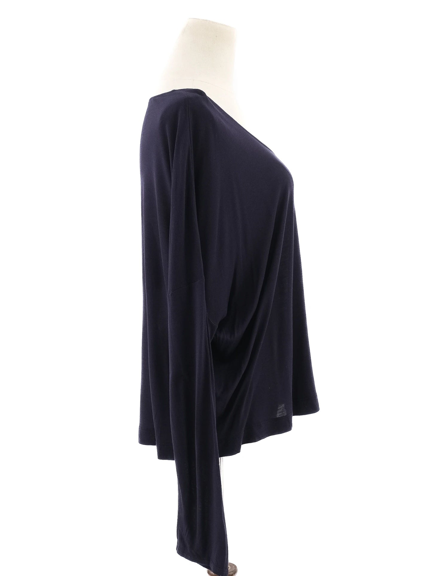 excellent hugo boss blue women's long sleeve shirt size xl