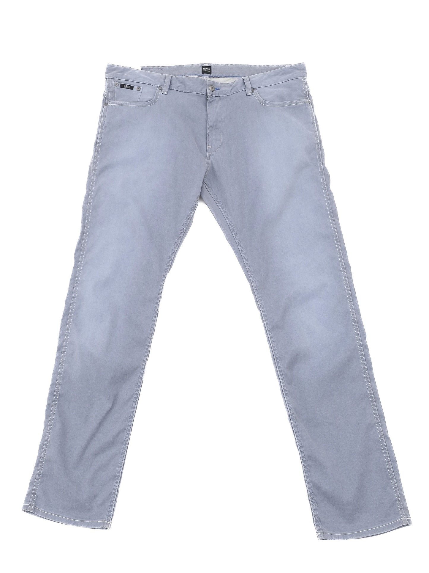 excellent hugo boss gray jeans size l men's elastane