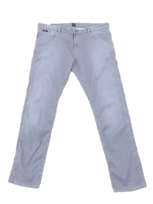 Excellent Hugo Boss Gray Jeans Size L Men's Elastane