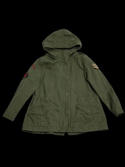 NEW Zadig&Voltaire Olive Green Military Jacket Size 7 for Kids