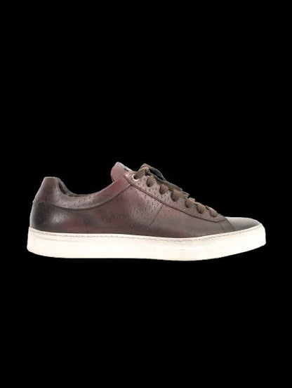 Excellent Hugo Boss Brown Leather Sneakers Size 45 Men