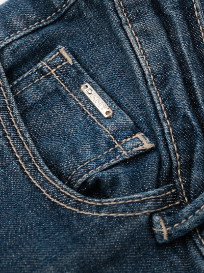 Excellent DKNY Blue Cotton Denim Jeans Size S Women