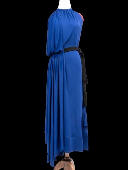 Excellent Louis Vuitton Asymmetrical Dress Combined Colors Size M