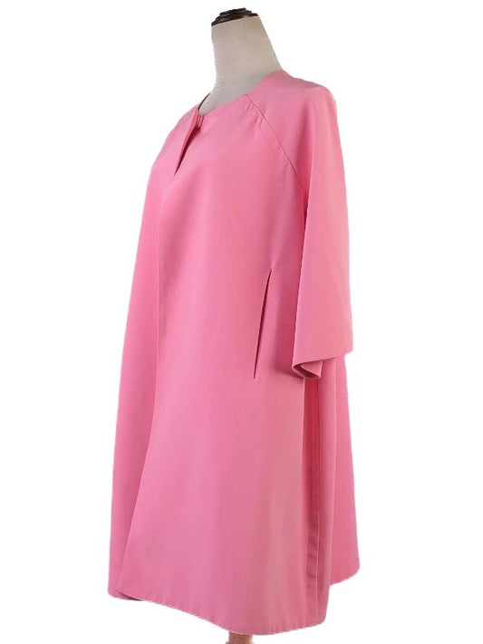 Excellent Gianluca Capannolo Pink Nylon Coat Size L Women