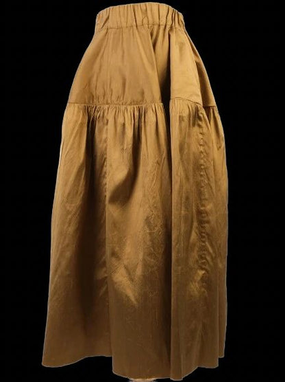 Excellent Marques'Almeida Orange Silk Skirt Size M