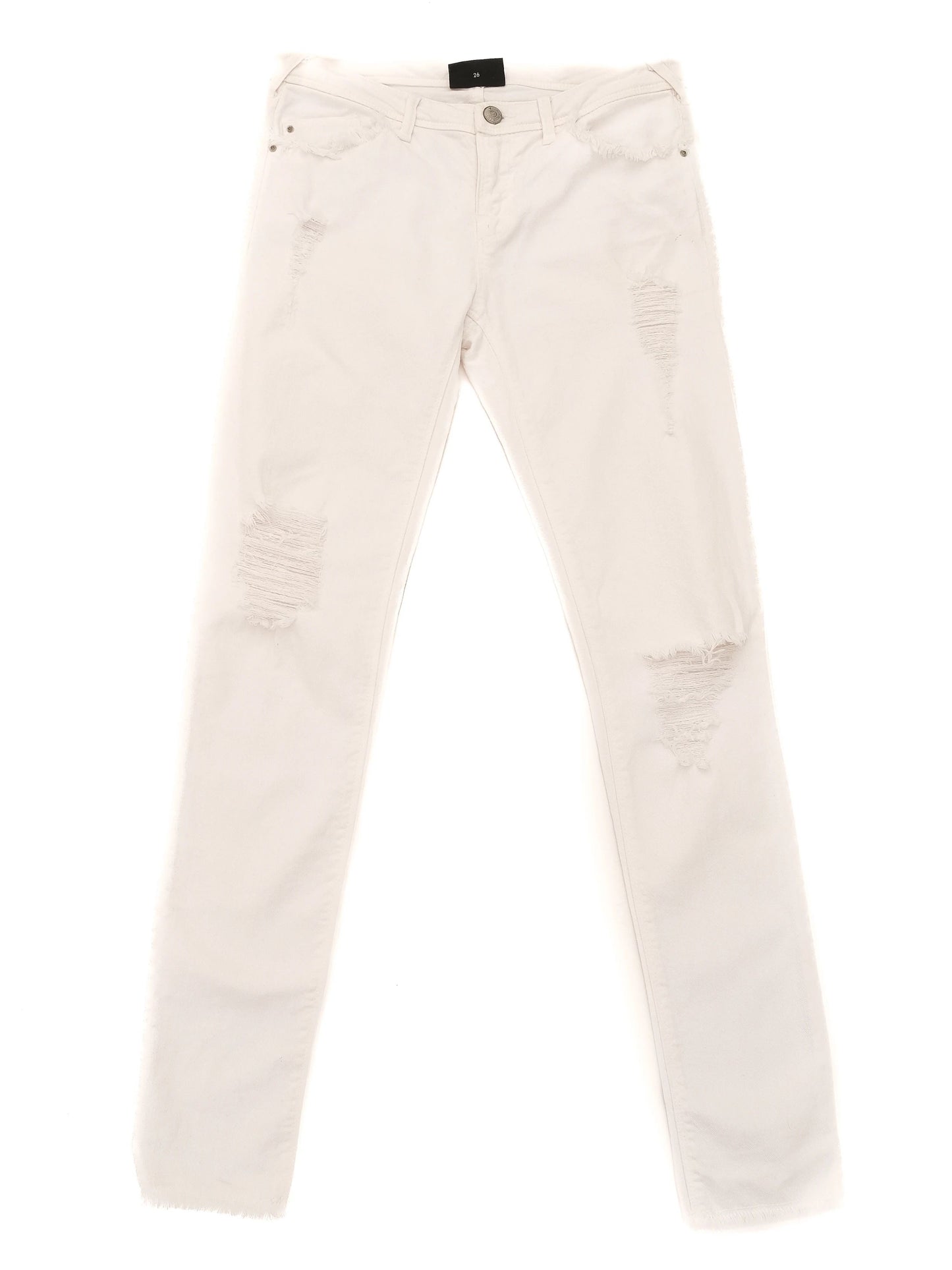excellent emporio armani distressed white jeans for kids size s