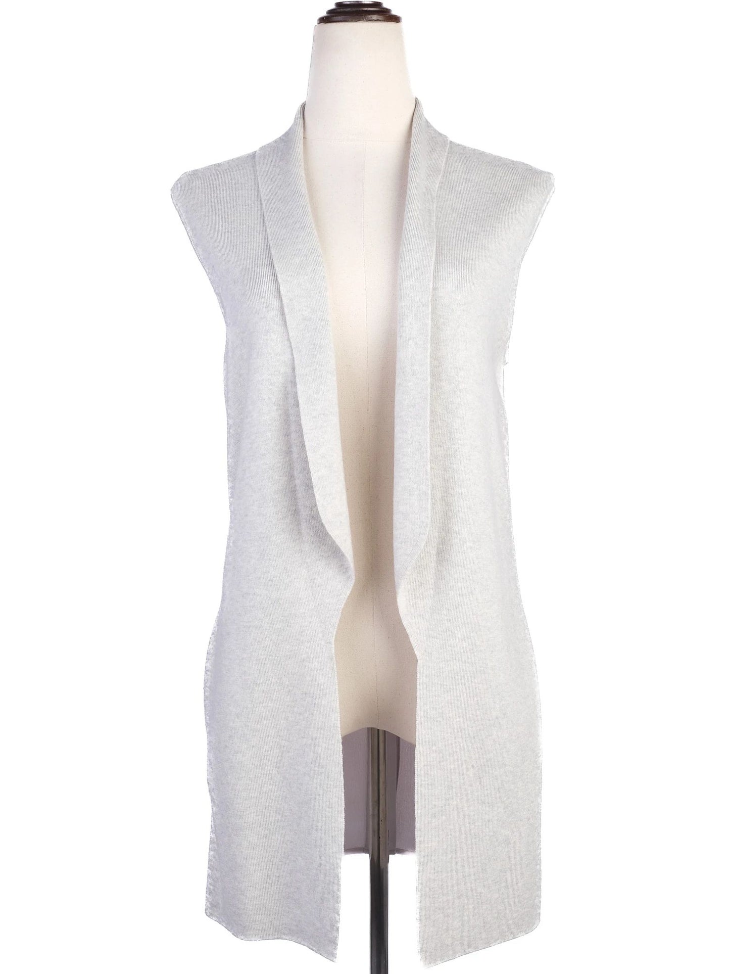 new ted baker gray wool sleeveless vest size xs