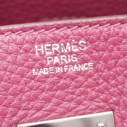 Hermes Birkin 30 Handbag Tosca Pink Leather Taurillon Clemence