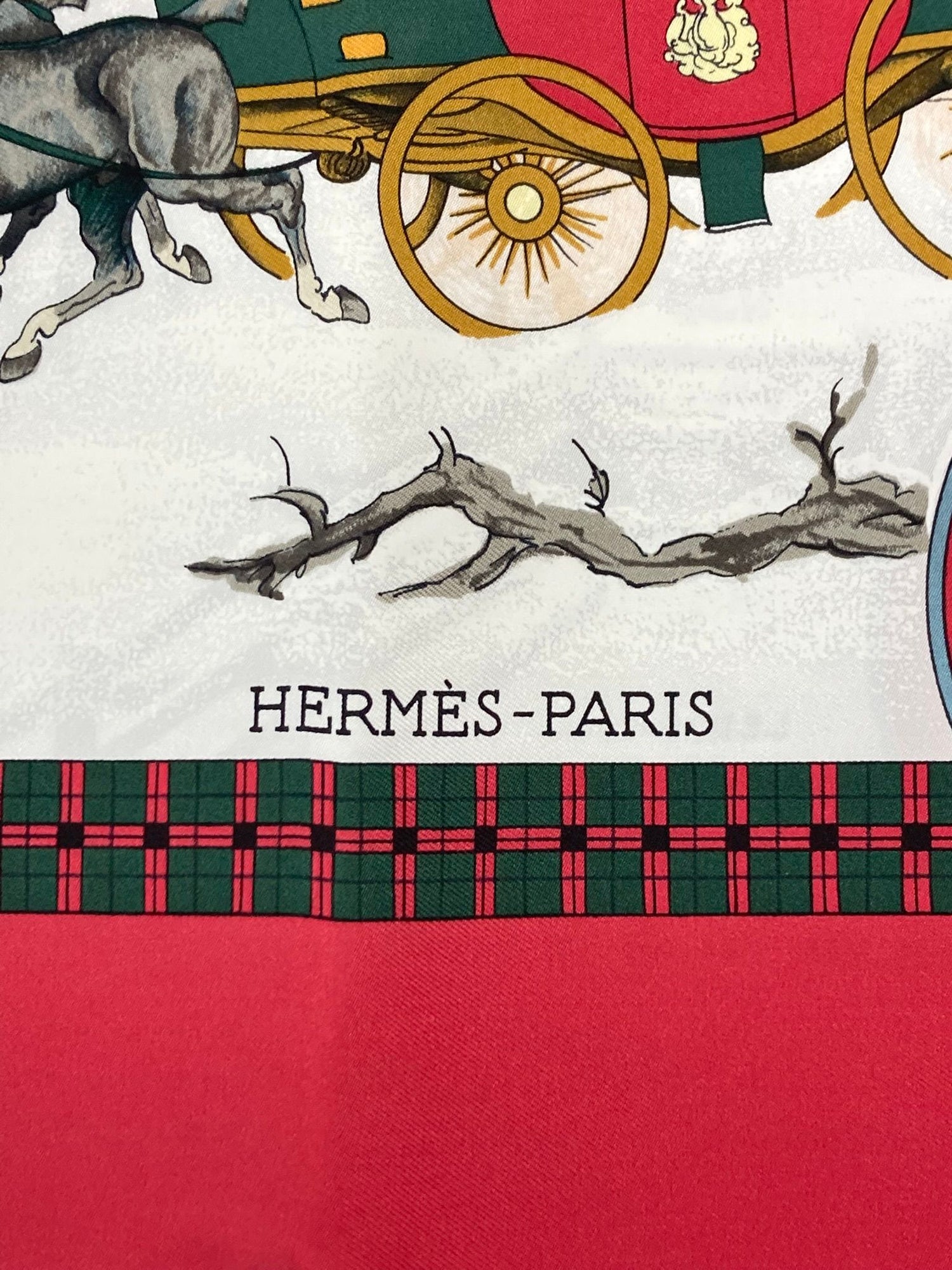 Hermes The Bull and Mouth Silk Scarf, 90