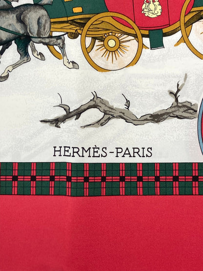Hermes The Bull and Mouth Silk Scarf, 90