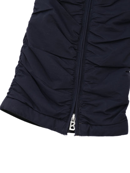 Excellent Bogner Gray Women's Winter Jacket with Fur-Lined Hood Size L