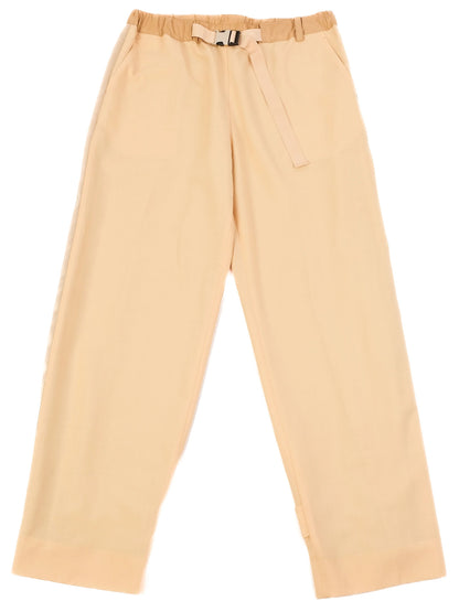 Excellent Sacai Yellow Polyester Pants Size XL Women's