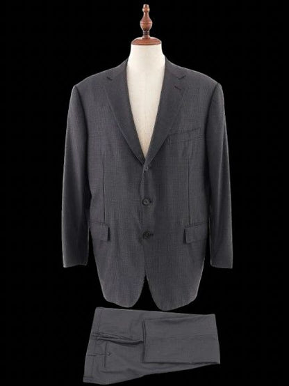 Excellent Ermenegildo Zegna Gray Wool Suit Jacket Size XL