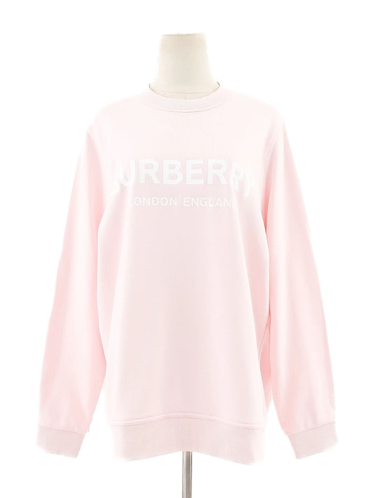 Excellent Burberry Pink Cotton Sweatshirt Size XL Women