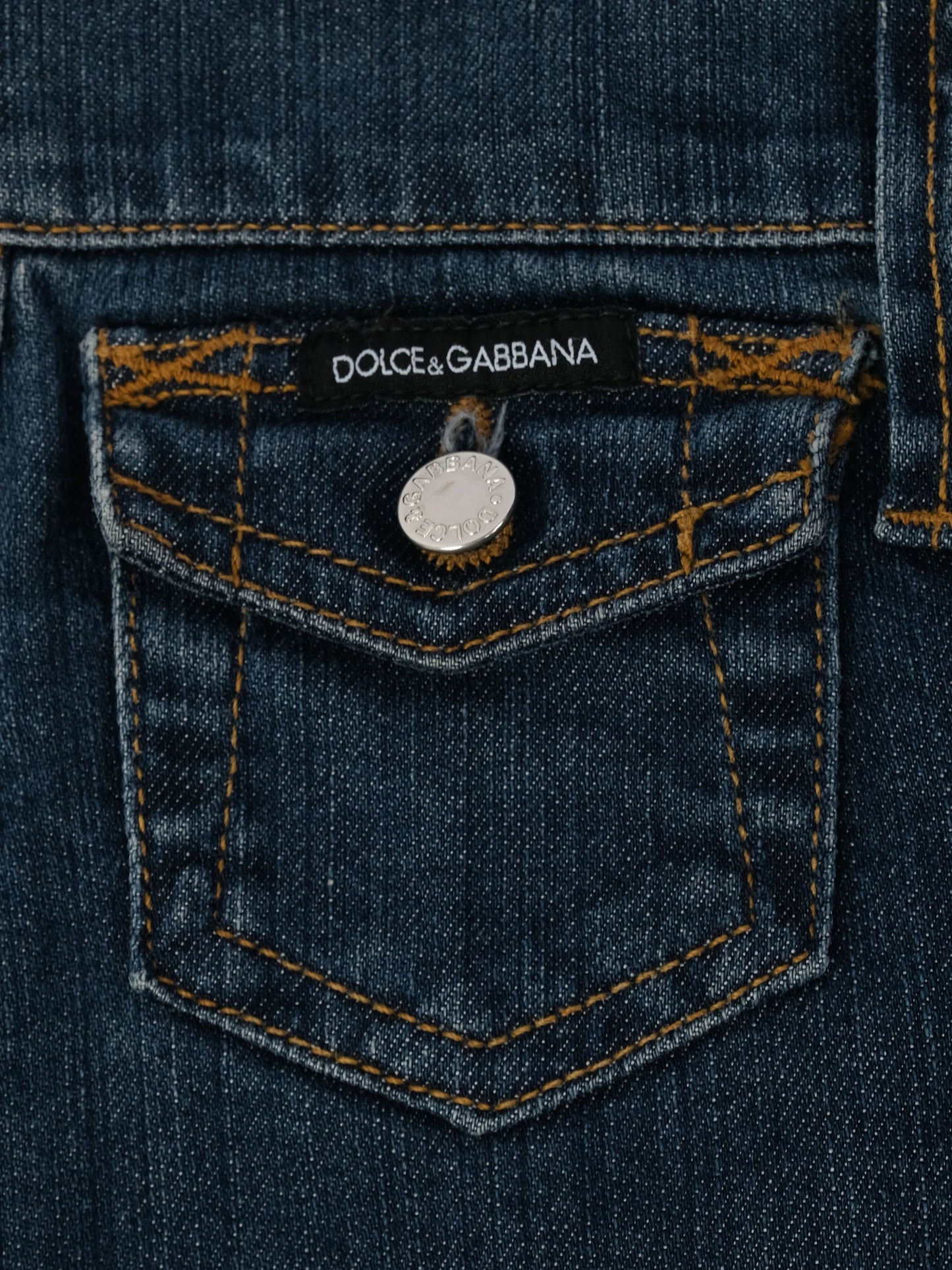 excellent dolce gabbana blue denim jeans size m made in italy