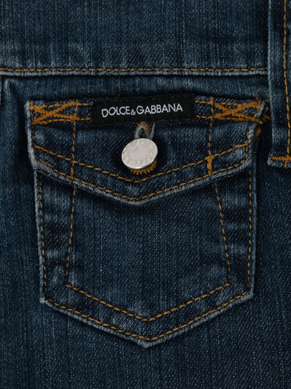 Excellent Dolce Gabbana Blue Denim Jeans Size M Made in Italy