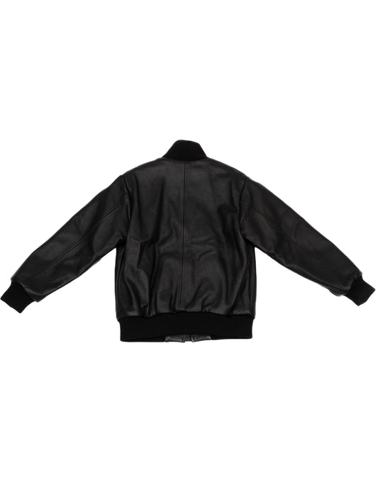 Perfect Dolce Gabbana Black Leather Jacket for Kids Size 6
