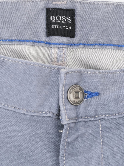 Excellent Hugo Boss Gray Jeans Size L Men's Elastane