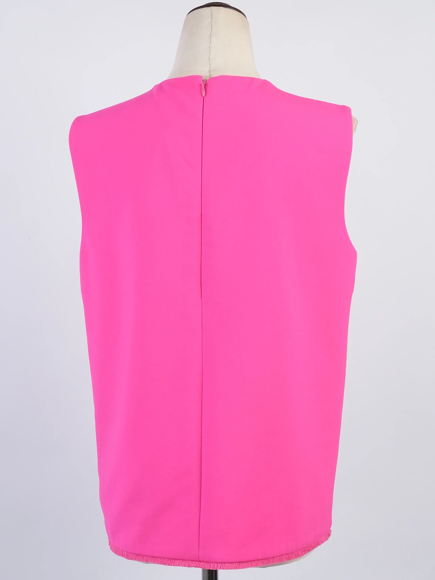 excellent victoria beckham pink sleeveless top size n/a