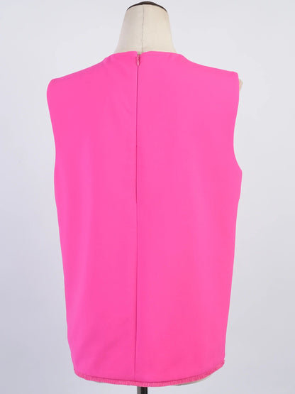 Excellent Victoria Beckham Pink Sleeveless Top Size N/A