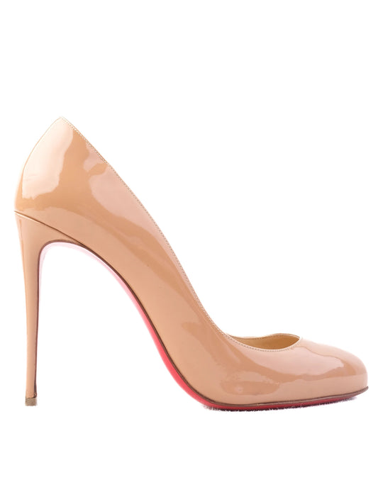 Average Christian Louboutin Pink Leather High-Heeled Shoes Size 38