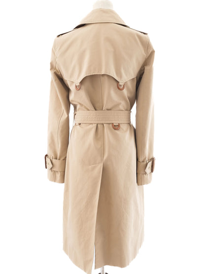 Burberry Orange Cotton Women's Trench Coat - Perfect Condition