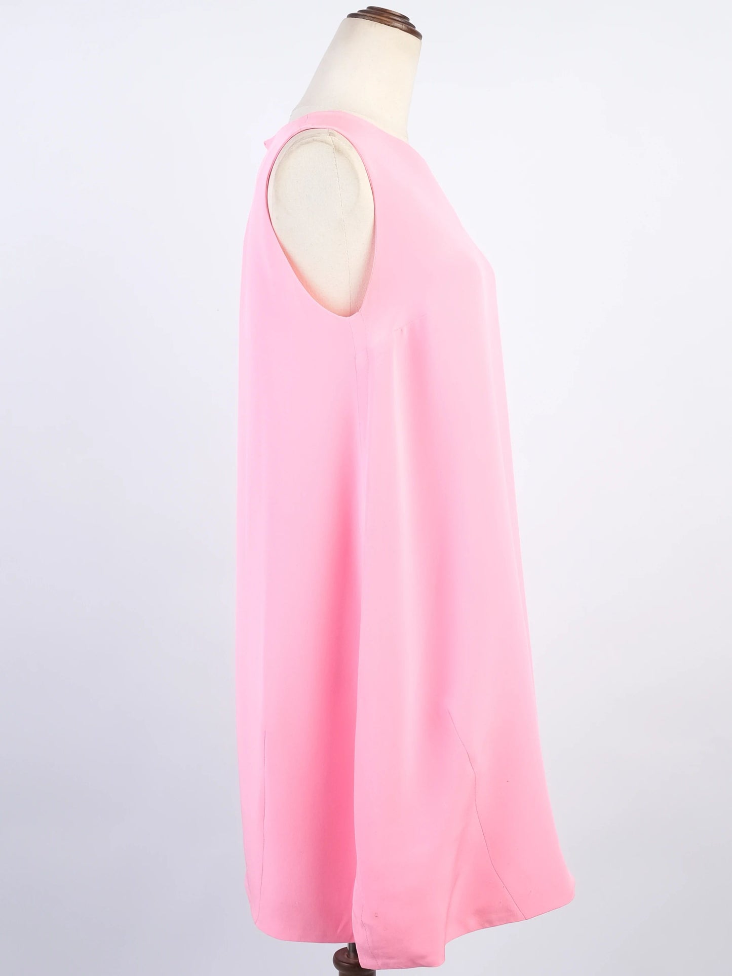 gianluca capannolo pink silk dress size l excellent condition