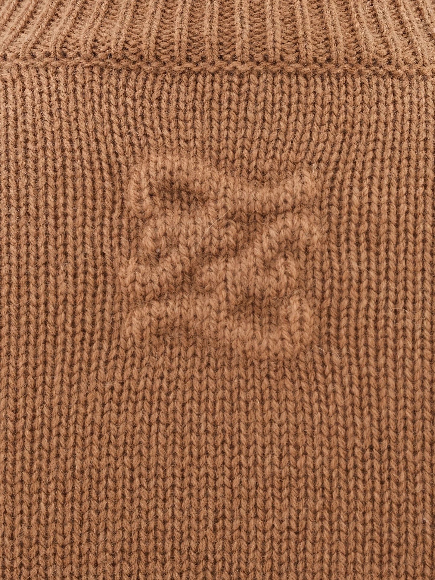 perfect fendi orange cashmere cropped turtleneck sweater size xs