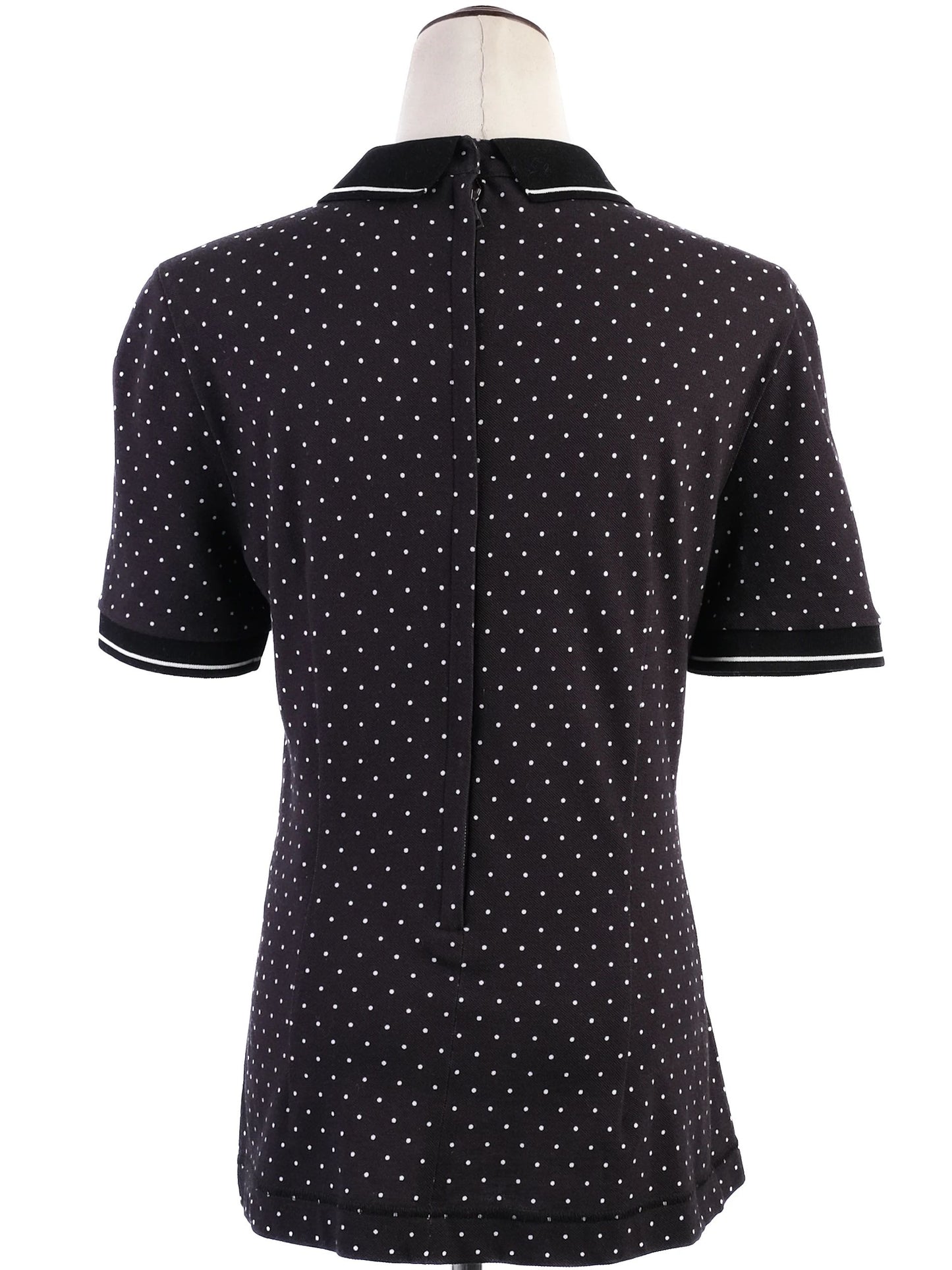 excellent dolce gabbana women's blue polo shirt size xl with design