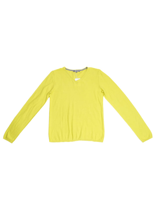 Excellent Bonpoint Yellow Cotton Sweater for Kids Size 12