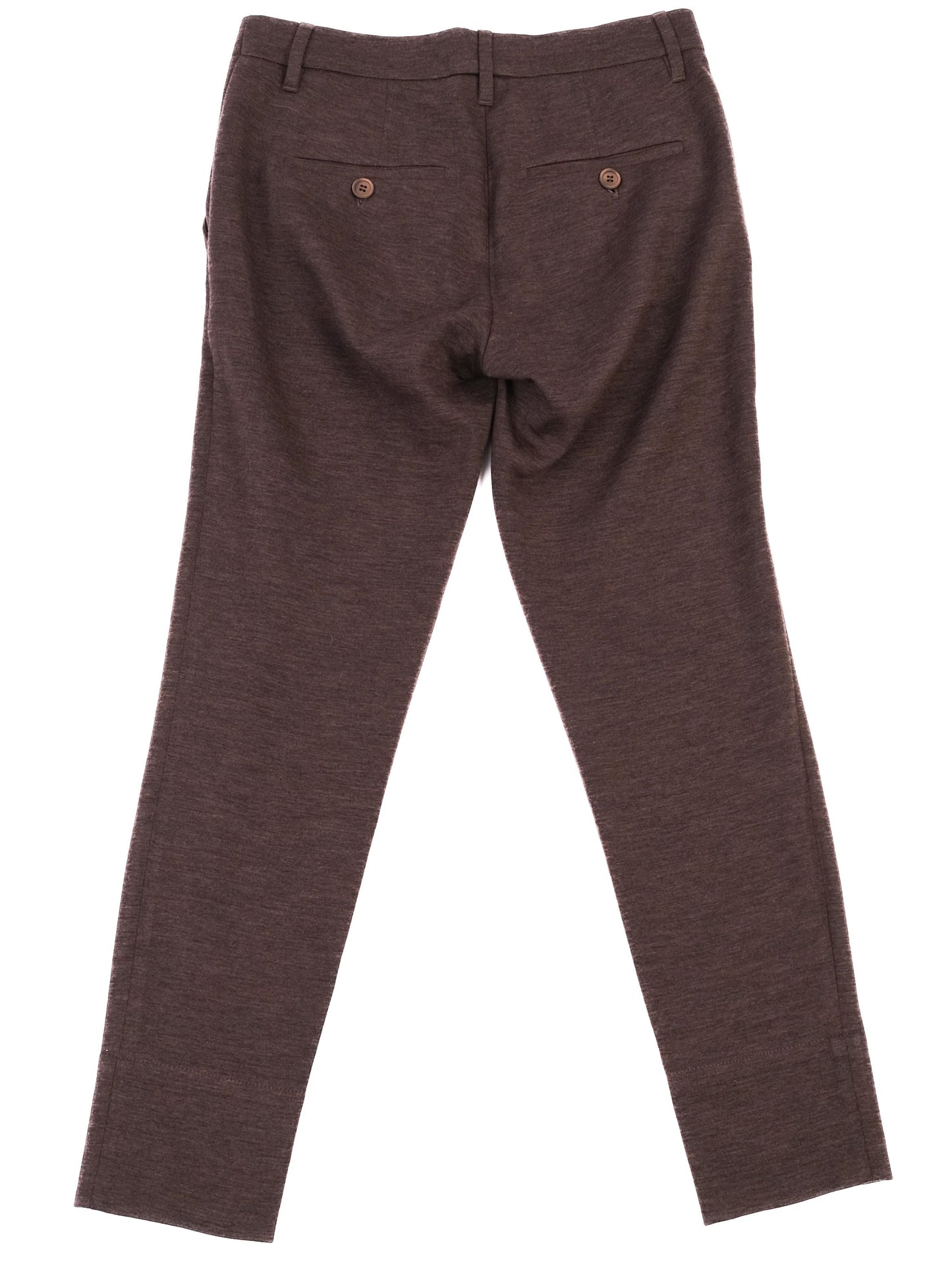 excellent brunello cucinelli orange wool pants size s