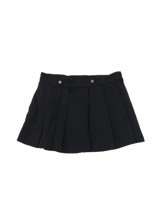 Sportmax Black Pleated Wool Skirt Excellent Condition Size N/A