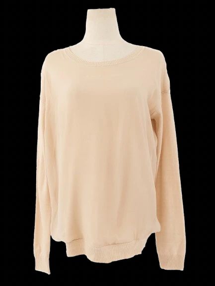 excellent vince orange wool sweater size m for women