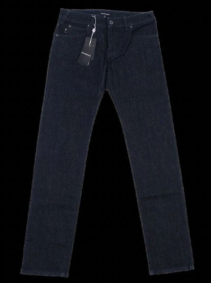 NEW Emporio Armani Dark Blue Cotton Jeans Size 14 Women's